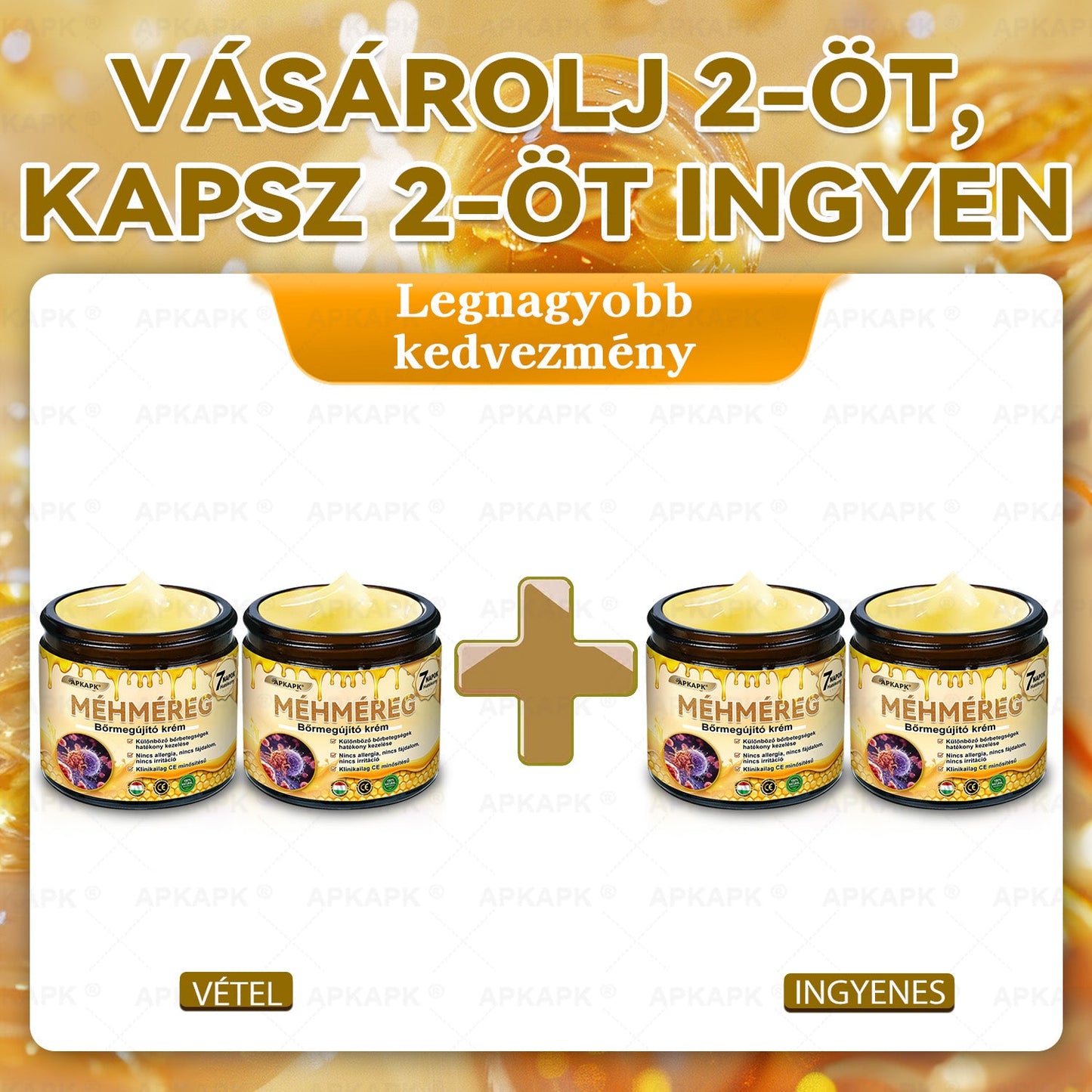 💕💕Ajánlott a Semmelweis Kórház   által · BENU hivatalos üzlet ✨✨   APKAPK® méhméreges   bőrmegújító krém