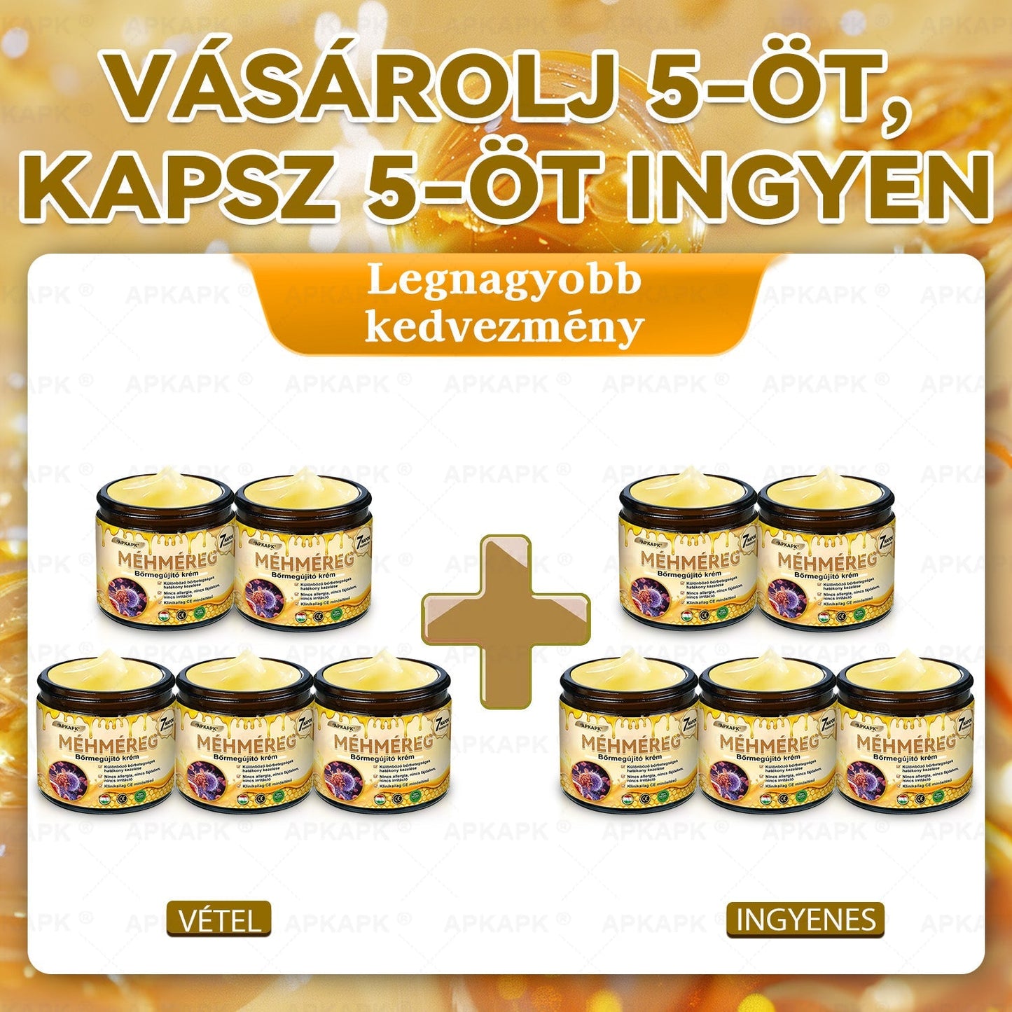 Ajánlott a Semmelweis Kórház által · BENU hivatalos üzlet✨✨ 𝖠𝖯𝖪𝖠𝖯𝖪® méhméreges bőrmegújító krém